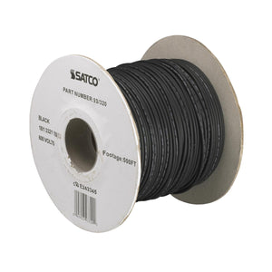 Satco - 93-320 - Lighting Bulk Wire - Black