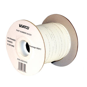 Satco - 93-321 - Lighting Bulk Wire - White