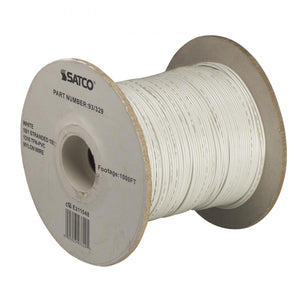 Satco - 93-329 - Lighting Bulk Wire - White