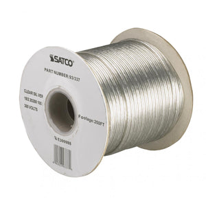 Satco - 93-337 - Lamp And Lighting Bulk Wire - Clear Silver