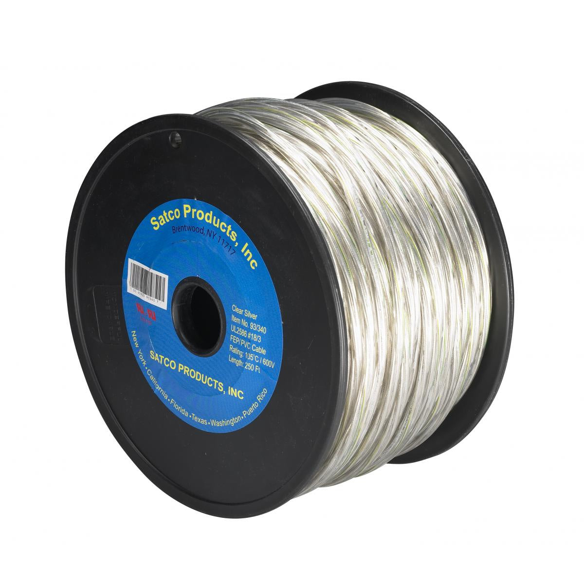 Satco - 93-340 - Bulk Wire - Clear Silver