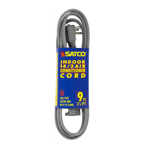 Satco - 93-5002 - Cord Set - Gray