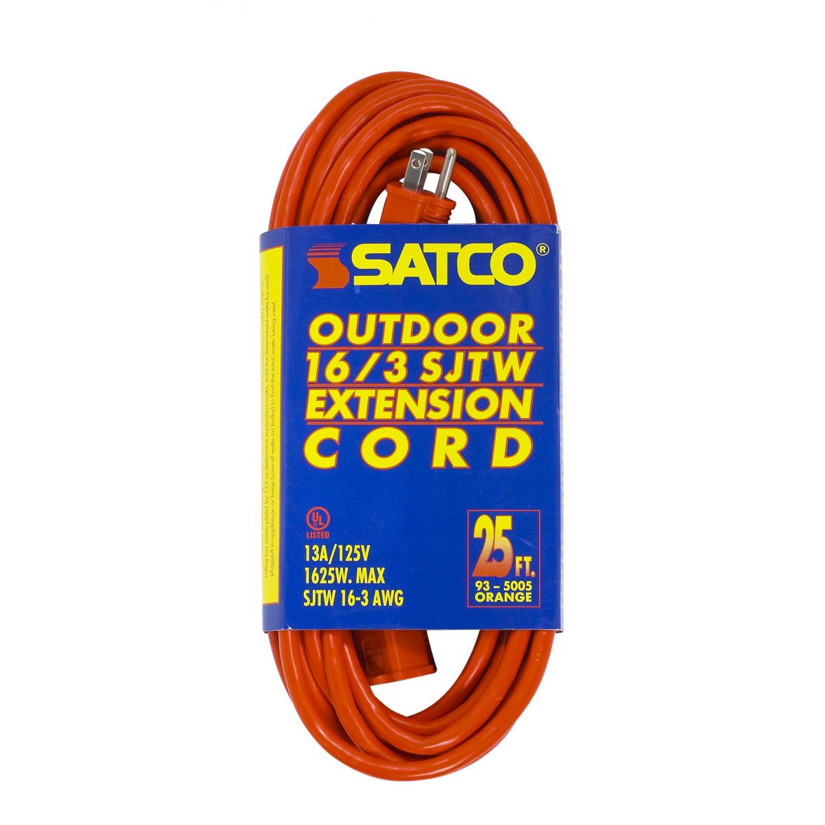 Satco - 93-5005 - Extension Cord - Orange