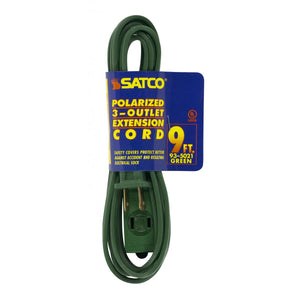 Satco - 93-5021 - Extension Cord - Green