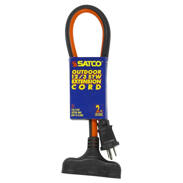 Satco - 93-5030 - Extension Cord - Orange