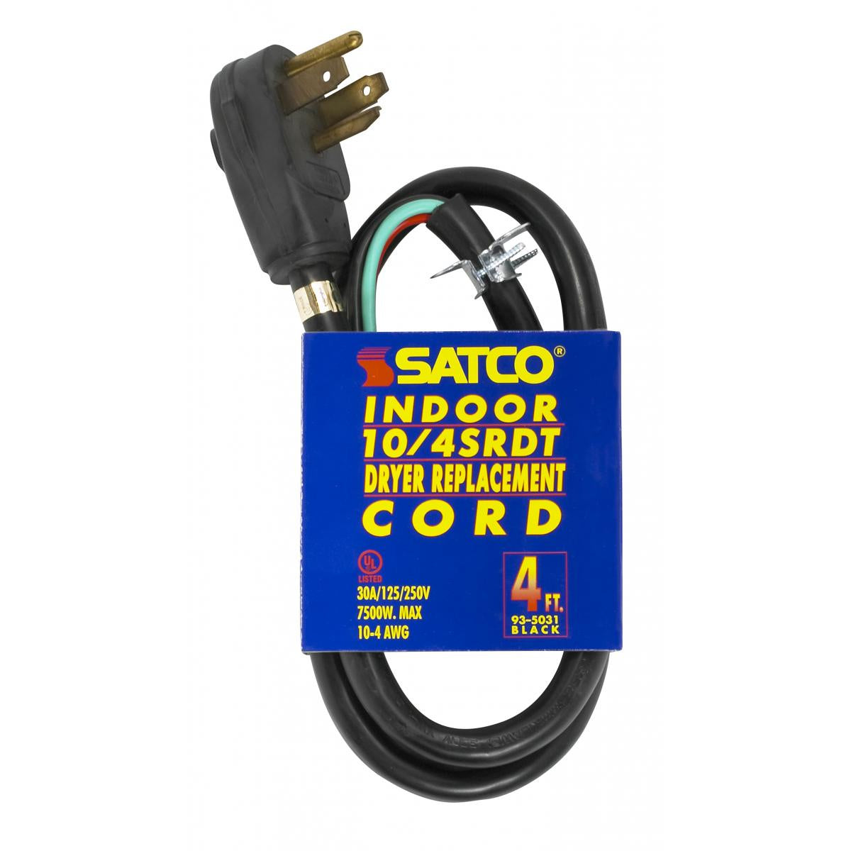 Satco - 93-5031 - Cord - Black