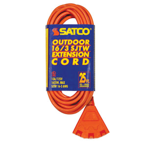 Satco - 93-5053 - Extension Cord - Orange