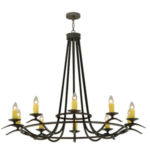 2nd Avenue - 01.0770.60.MED - Ten Light Chandelier - Octavia - Timeless Bronze