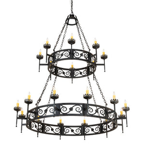 2nd Avenue - 01.0844.66.075U - 20 Light Chandelier - Majella - Antique Iron Gate