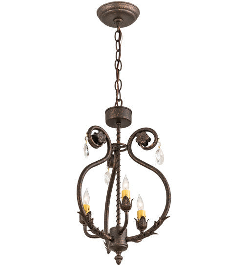 2nd Avenue - 01.0986.12.X.216U - Three Light Chandelier - Antonia - Gilded Tobacco