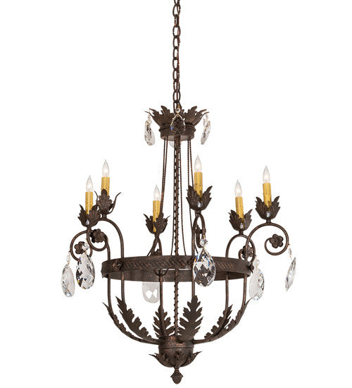 2nd Avenue - 01.0986.26.X.216U - Six Light Chandelier - Antonia - Gilded Tobacco