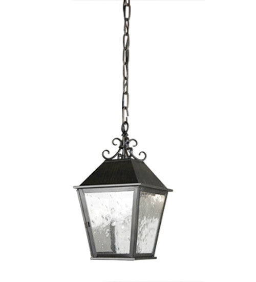 2nd Avenue - 03.1H224.TSCROLL - One Light Hanging Lantern - Tiamo - Blackwash