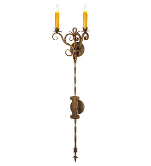 2nd Avenue - 04.1077.2.48H - Two Light Wall Sconce - Palmira - Gilded Tobacco