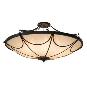 2nd Avenue - 05.0534.48.24H.TB - Eight Light Semi-Flushmount - Carousel - Timeless Bronze