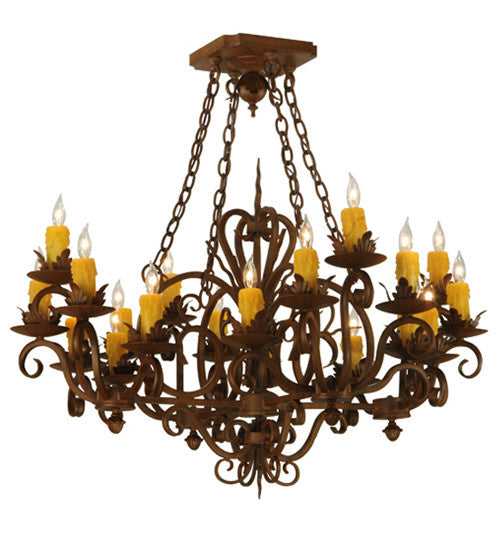 2nd Avenue - 05.0684.37.MOD - 20 Light Chandelier - Kimberly - Rustic Iron