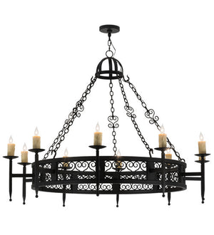 2nd Avenue - 05.0747.60 - Ten Light Chandelier - Toscano - Mahogany Bronze