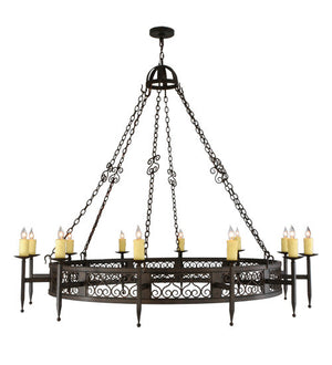 2nd Avenue - 05.0747.72.1TR - 12 Light Chandelier - Toscano - Classic Rust