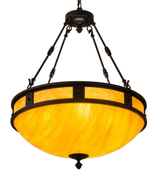 2nd Avenue - 05.0781.28.AS.3SATBLKWI - Four Light Pendant - Capella - Satin Black Wrought Iron