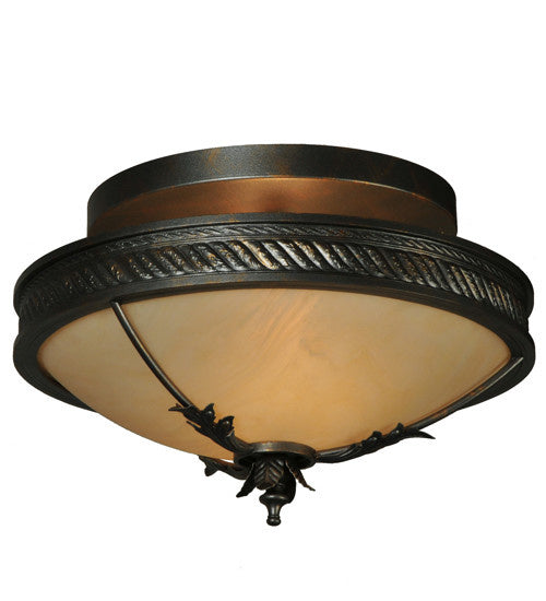 2nd Avenue - 05.1139.15 - Two Light Semi-Flushmount - Hoja - French Bronze