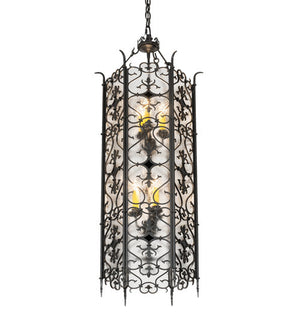 2nd Avenue - 05.1196.15 - Six Light Pendant - Saskia - Hand Rubbed Iron