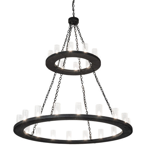 2nd Avenue - 1-0285169155A-3WKBL - 28 Light Chandelier - Loxley - Wrinkle Black