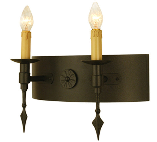 2nd Avenue - 1-0313096151-82 - Two Light Wall Sconce - Warwick - Dark Roast