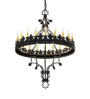 2nd Avenue - 1-0347191227-56 - 20 Light Chandelier - Seville - Wrought Iron