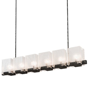 2nd Avenue - 135816-1 - Six Light Pendant - Ice Cube - Smoke