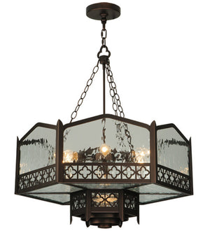 2nd Avenue - 14207-12 - Seven Light Pendant - Church - Mahogany Bronze