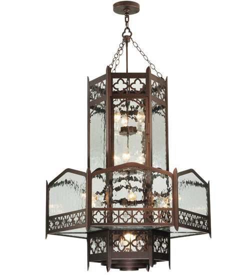 2nd Avenue - 14207-13 - 12 Light Pendant - Church - Mahogany Bronze