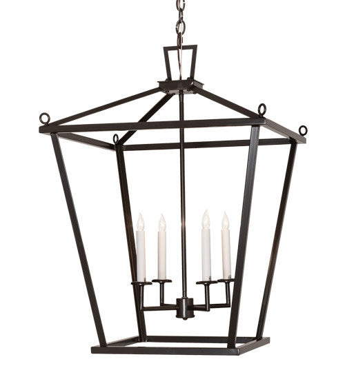 2nd Avenue - 175-1500 - Four Light Pendant - Kitzi - Timeless Bronze And White