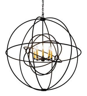 2nd Avenue - 18525-1 - Eight Light Chandelier - Atom Enerjisi - Midnight