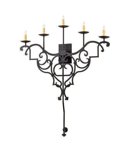 2nd Avenue - 18938-181 - LED Lamp - Fleur De Lys - Costello Black