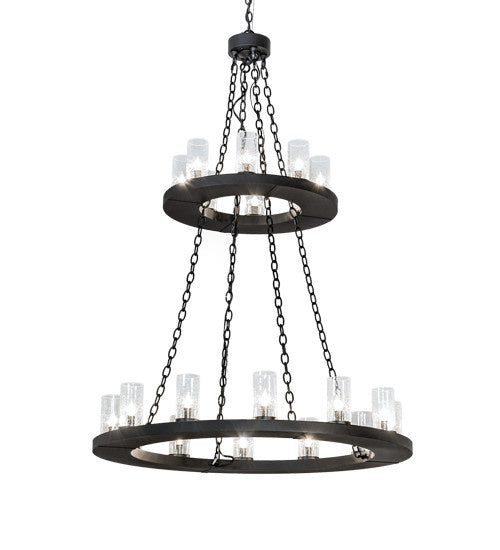 2nd Avenue - 18994-1516 - 20 Light Chandelier - Loxley - Textured Black