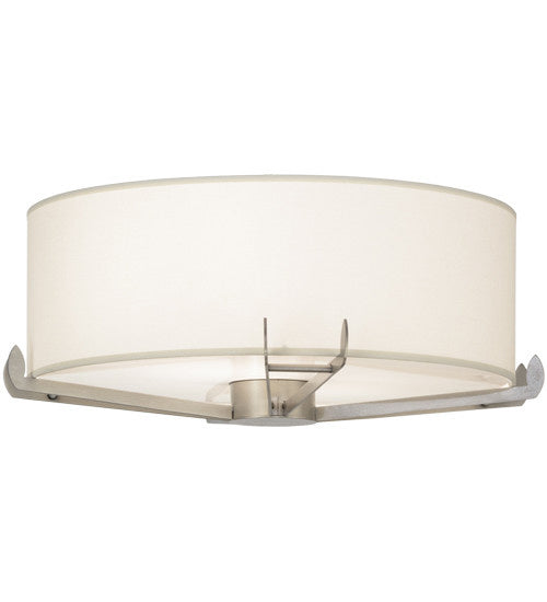 2nd Avenue - 200015-64 - Two Light Flush Mount - Cilindro - Brushed Nickel