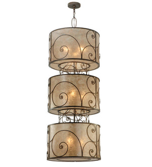 2nd Avenue - 200056-23 - Nine Light Pendant - Granada - Gilded Tobacco