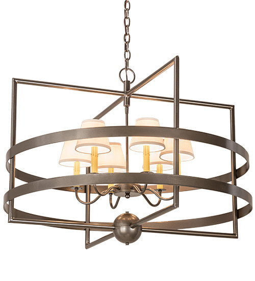 2nd Avenue - 200109-27.3BZM - Six Light Pendant - Aldari - Bronze Metallic