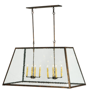 2nd Avenue - 200109-3 - Eight Light Pendant - Ovation - Antique Rust