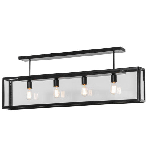 2nd Avenue - 200309-16.SB - Four Light Flush Mount - Affinity - Solar Black