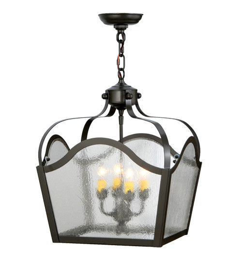 2nd Avenue - 202146-1 - Four Light Pendant - Terena - Timeless Bronze