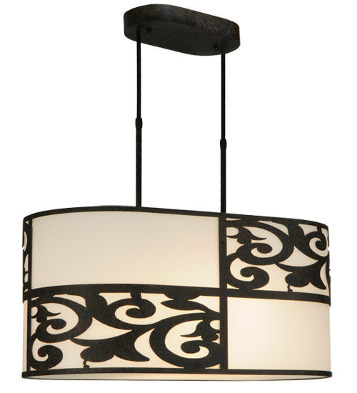 2nd Avenue - 202183-4 - Four Light Pendant - Clarabella - Antique Iron Gate