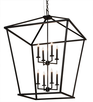 2nd Avenue - 202186-25A - Eight Light Pendant - Kitzi - Textured Black