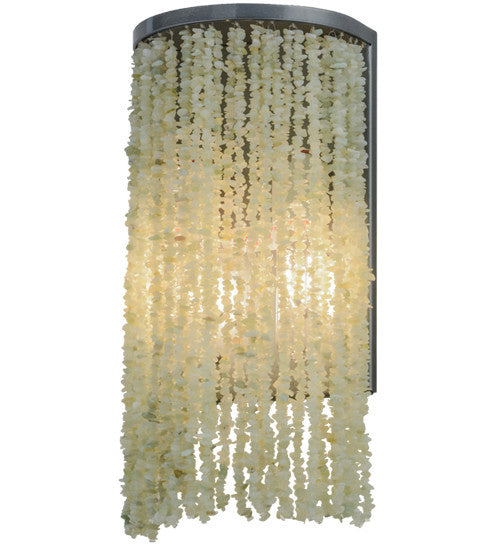 2nd Avenue - 202247-4.MOD - Two Light Wall Sconce - Jade - Black Chrome Over Nickel