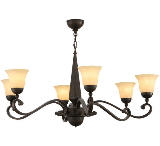 2nd Avenue - 202413-1 - Six Light Chandelier - Muirfield - Classic Rust