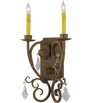 2nd Avenue - 202584-1 - Two Light Wall Sconce - Thierry - Pompeii Gold