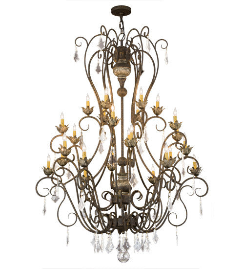 2nd Avenue - 203334-10 - 24 Light Chandelier - Felicia - Tarnished Aztec Gold