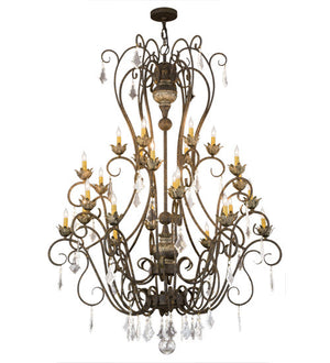 2nd Avenue - 203334-10 - 24 Light Chandelier - Felicia - Tarnished Aztec Gold