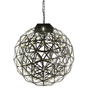 2nd Avenue - 203729-1 - 87 Light Pendant - Geosphere - Oil Rubbed Bronze