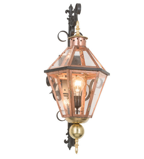 2nd Avenue - 204273-3 - One Light Wall Sconce - Millesime - Raw Copper & Brass And Timeless Bronze Finish