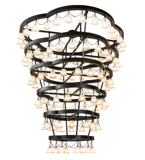 2nd Avenue - 204278-10 - 108 Light Chandelier - Cretella - Solar Black